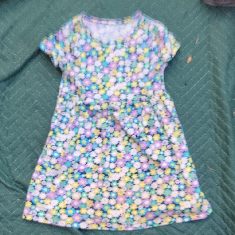 Wonder Nation Multicolor Floral Kids Dress